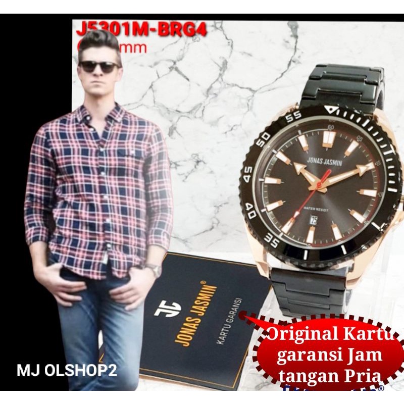 Mewah Sporty Original Jam tangan Pria Anti Air Kartu Garansi