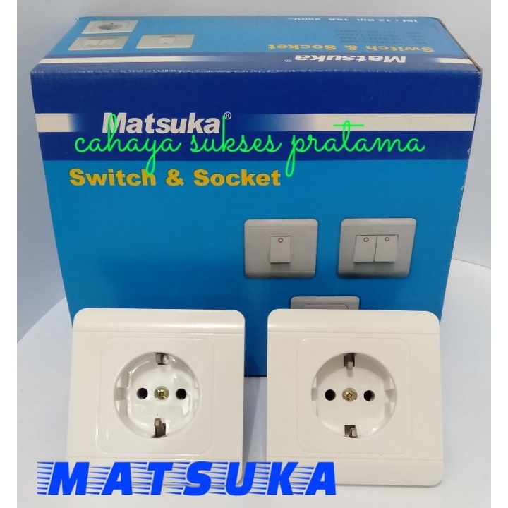 IB Stop Kontak Arde /IB Tanam 5540 Matsuka