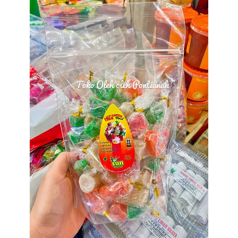 

PERMEN JELLY LIDAH BUAYA /ALOEVERA JELLY KHAS PONTIANAK 250g