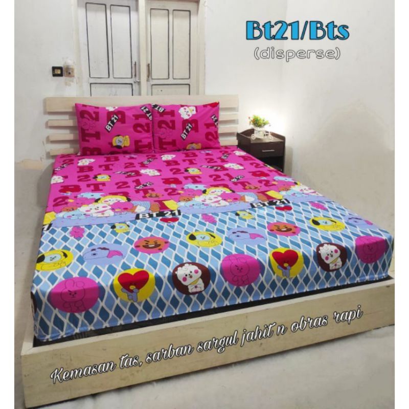 Sprei bt21 homemade lv combo 180