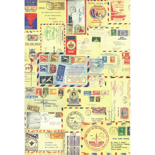 

KERTAS KADO VINTAGE AIR MAIL