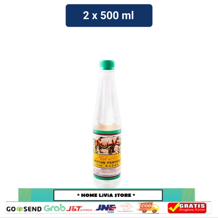 

Larutan Penyegar Cap Badak Original 2 x 500 mL