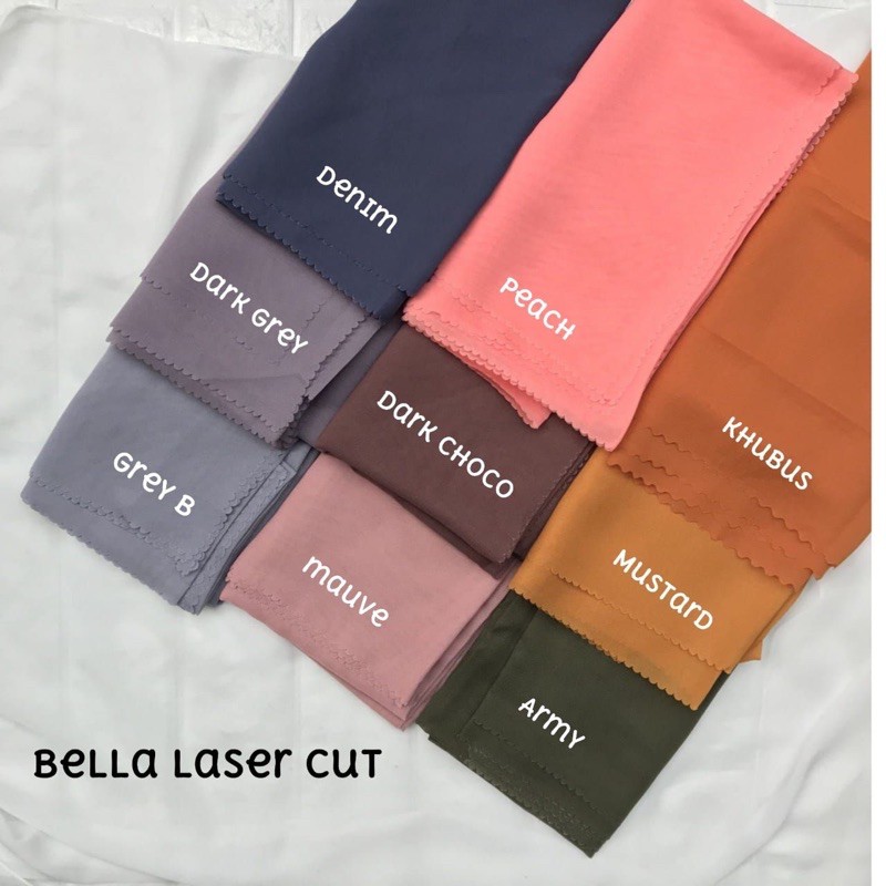 [Part 2] BELLA SQUARE LASER CUT/HIJAB JILBAB SEGIEMPAT BELLA LC TERMURAH