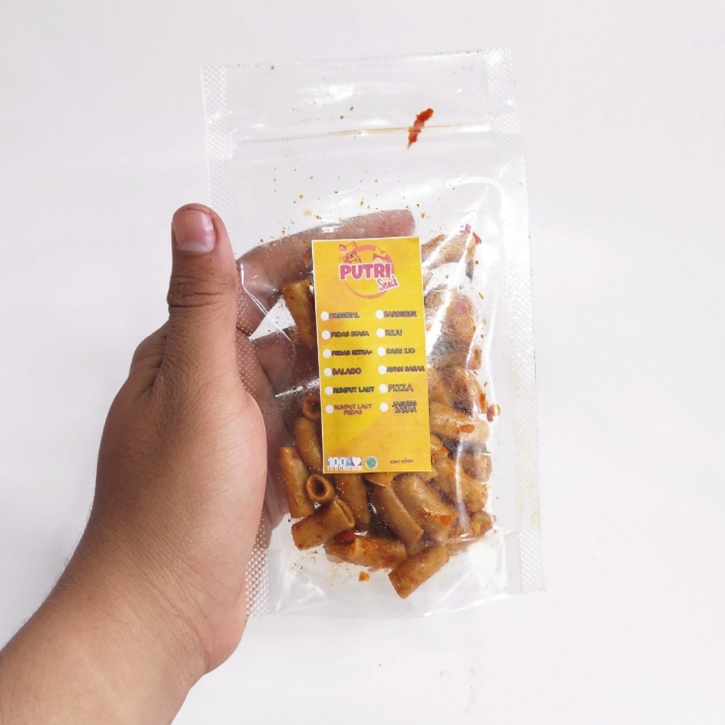 Makaroni Bantet Seblak Cikruh 30gr+ Extra Daun Jeruk