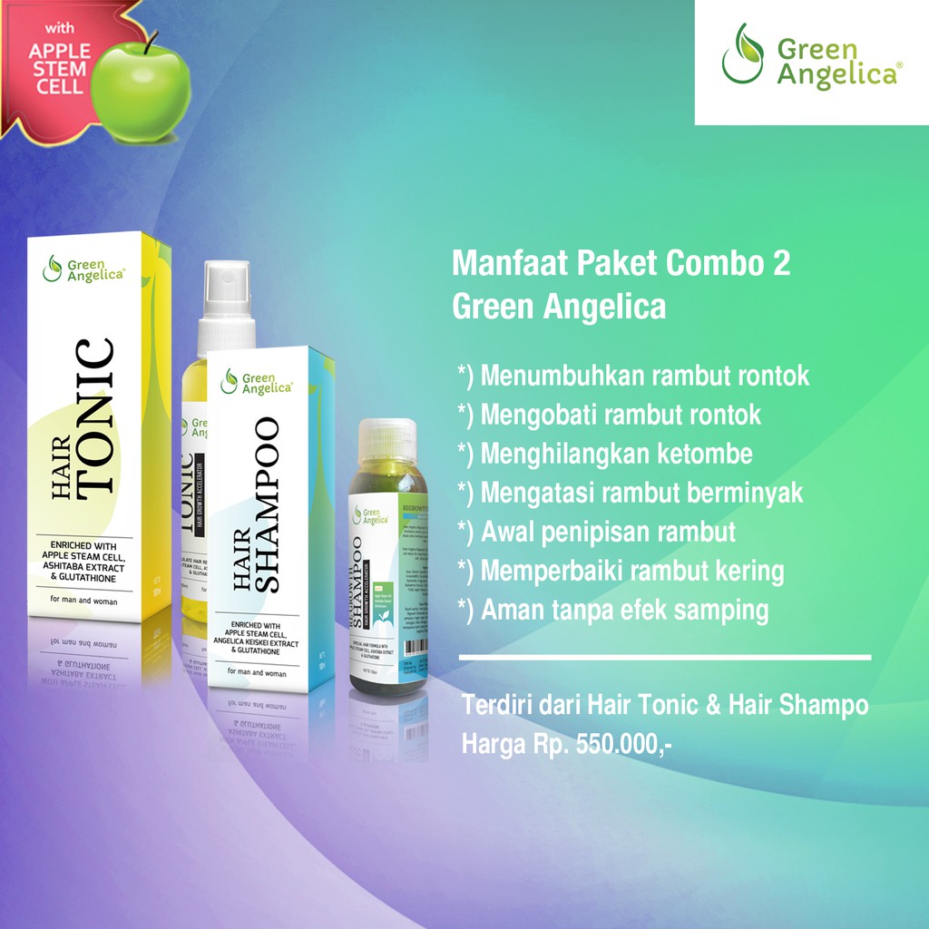 Hair Shampo OBAT PENUMBUH RAMBUT Green Angelica Cara Mengatasi