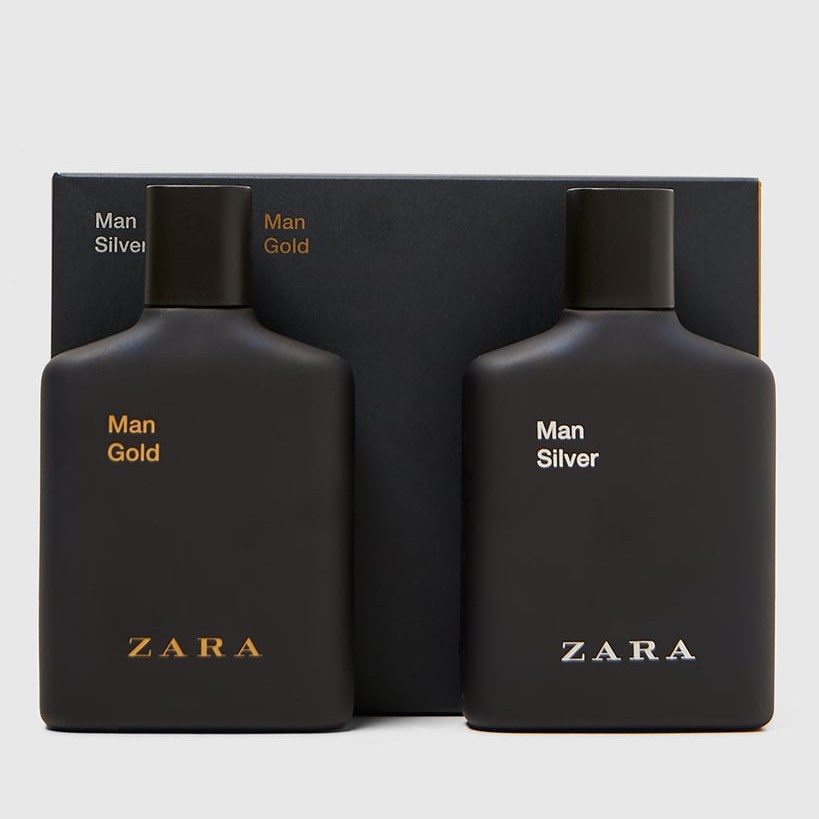 Parfum Pria Original Zara Man Silver dan Zara Man Gold Isi 2pcs