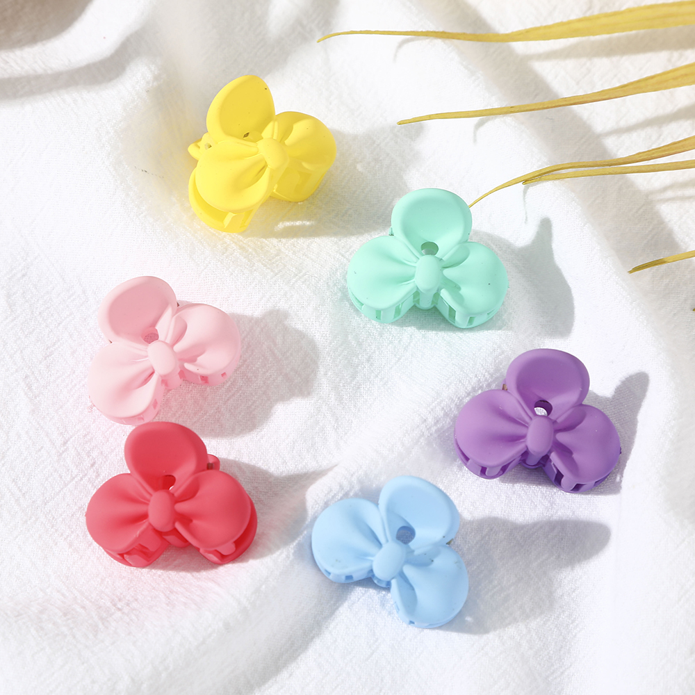 6 Pcs/Set Korean Ins Mini Hair Claws for Girls Fashion Hair Clip Simple Hair Clamps Women Hair Accessories