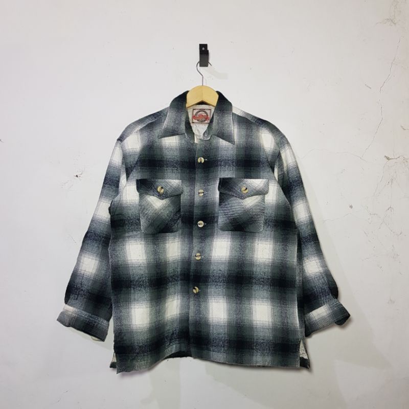 GRESHAM vintage veterano flannel shirt (KEMEJA FLANEL)