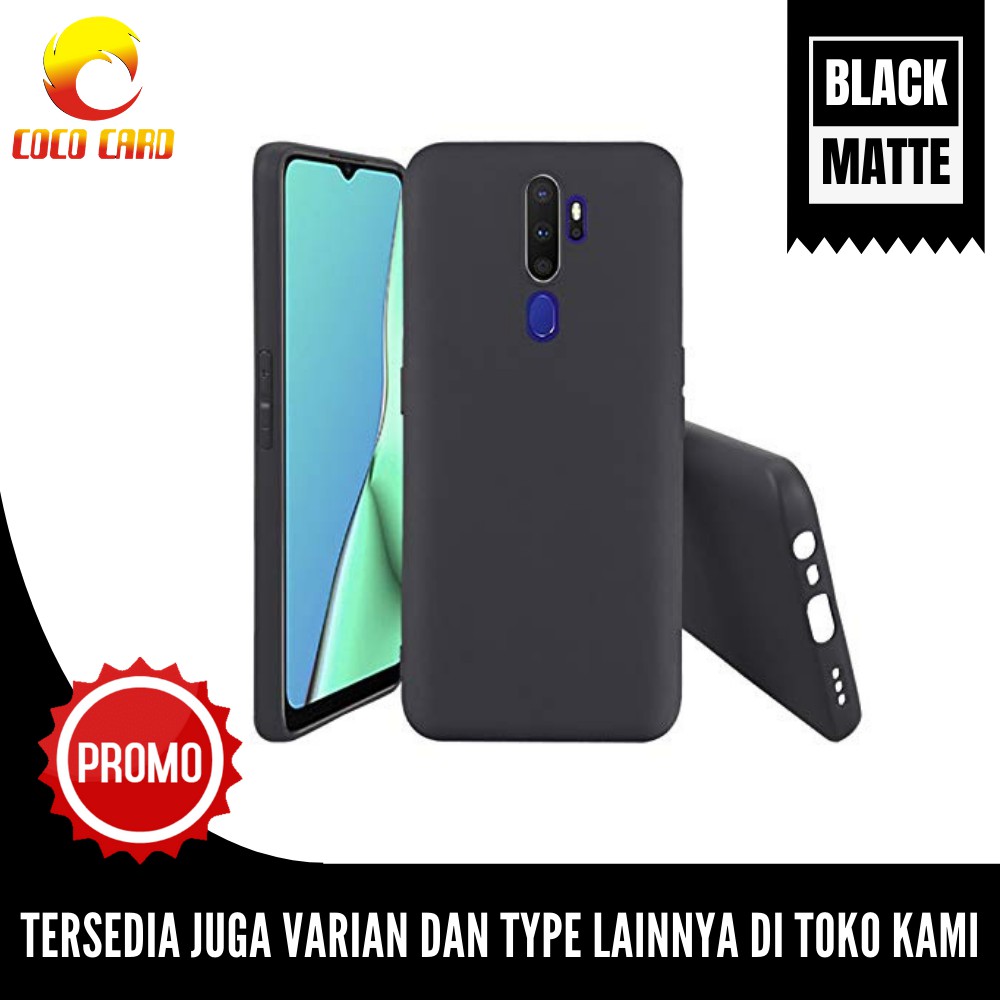 SOFTCASE BLACK MATTE OPPO A5 2020 A9 2020 CASE ULTRA SLIM