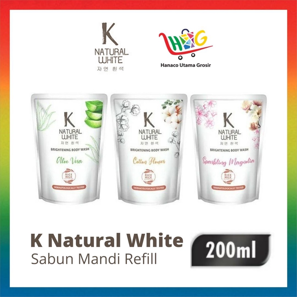 K Natural Bodywash Pouch 200ml