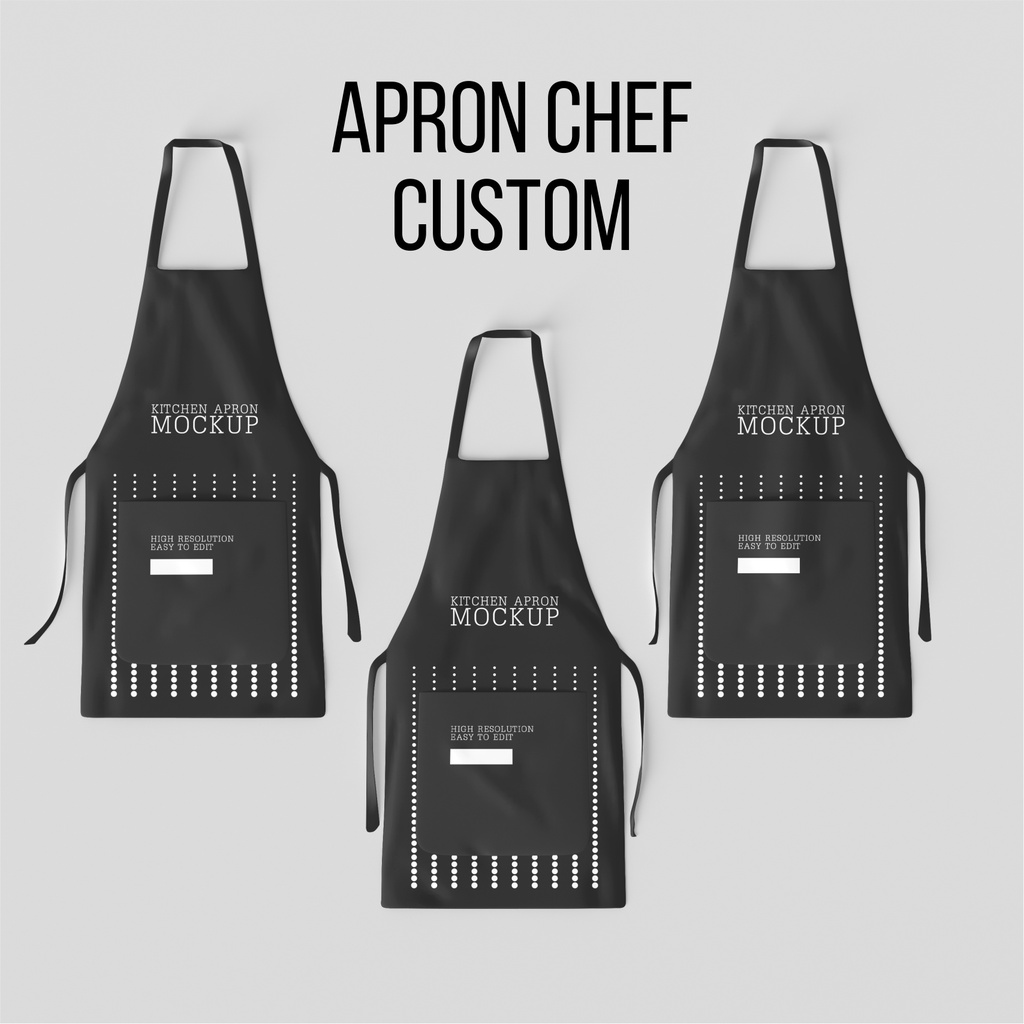 Apron Celemek Barista Korean Style Pria Wanita Celemek Dapur Masak Celemek Anti Air Chef Barista Bar