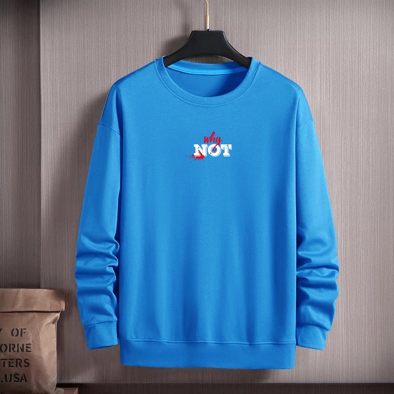 Sweater Unisex Why Not Sweater terbaru M-XXL