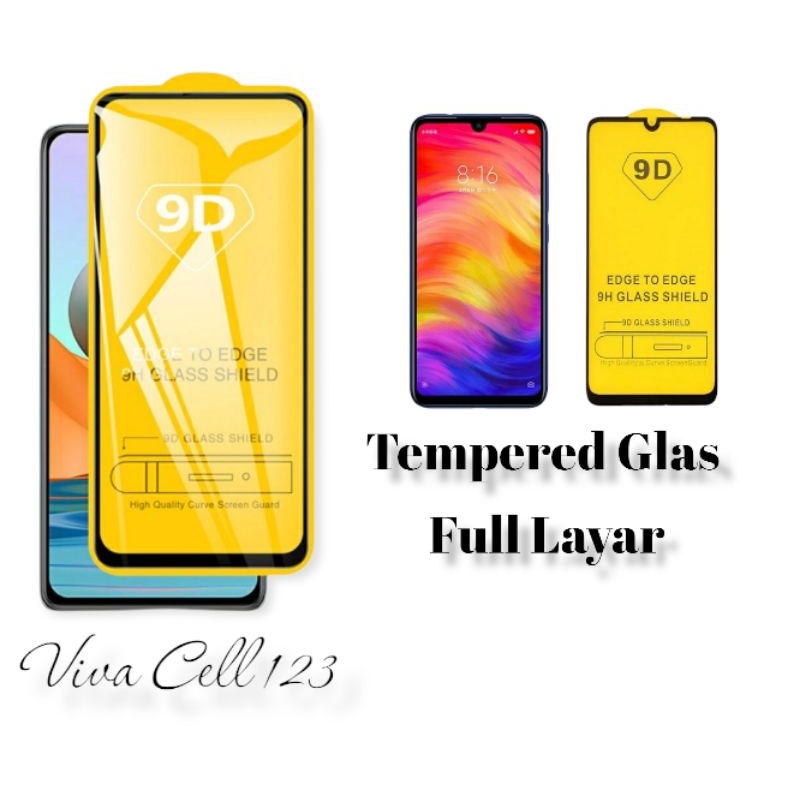 Tempered Glass Full Layar Redmi 7,Redmi 8,8A, 8A, Pro, Redmi9, 9prime, 9i, 9C