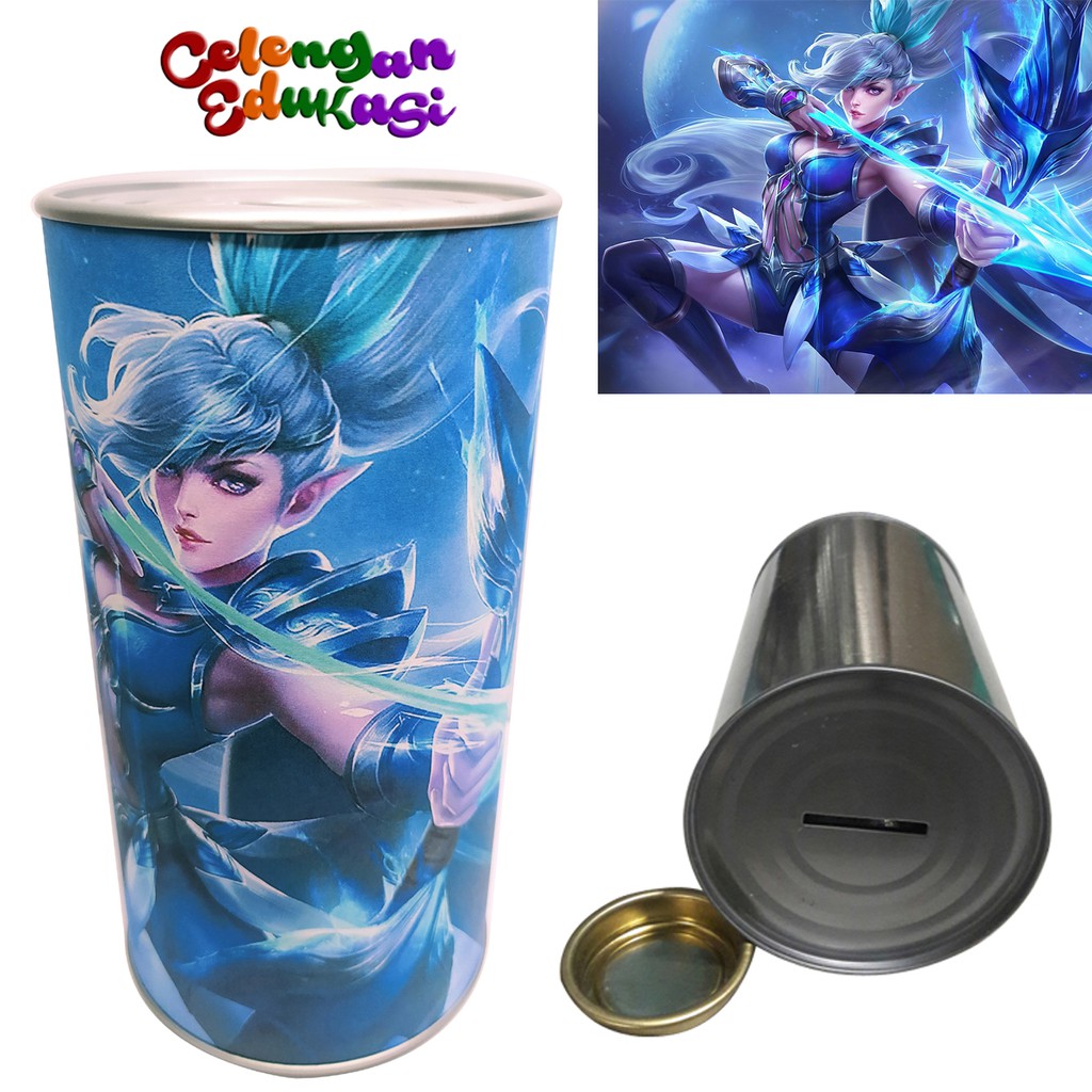 Celengan Kaleng Buka Tutup Mobile Legend