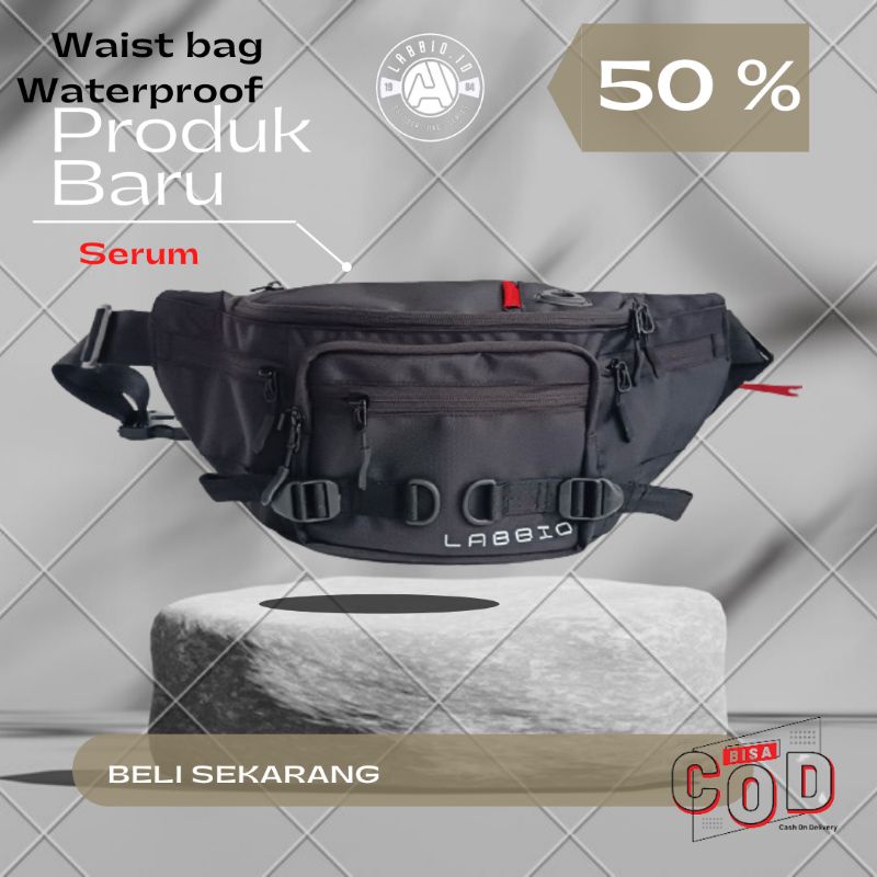 Waistbag Tas Pinggang Selempang Anti Air