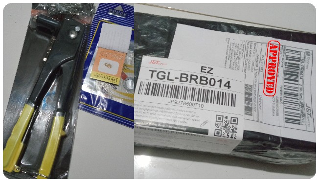 Eelic Tar-w10i Mix Tang Rivet  Hand Reveter 10 Inch + 50 Pcs Paku Tang Rivet Pak-3.2x5mm