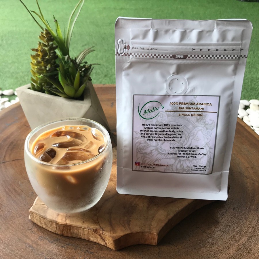 

Kopi Organik Moliv's - Kintamani Bali- 100% Arabica - 200gr Atau 500gr