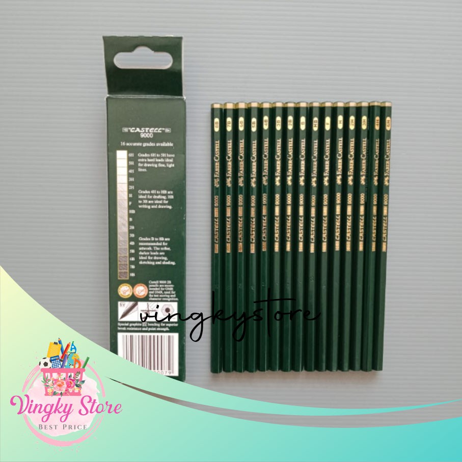 

Pensil Faber Castell Pilih 1 dari 6H-8B