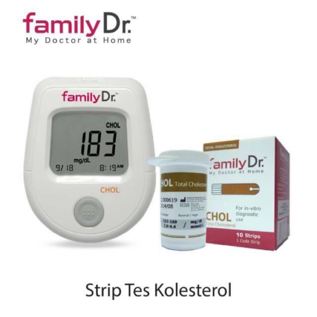 Family Dr Cholesterol/Alat Strip FamilyDr Kolesterol