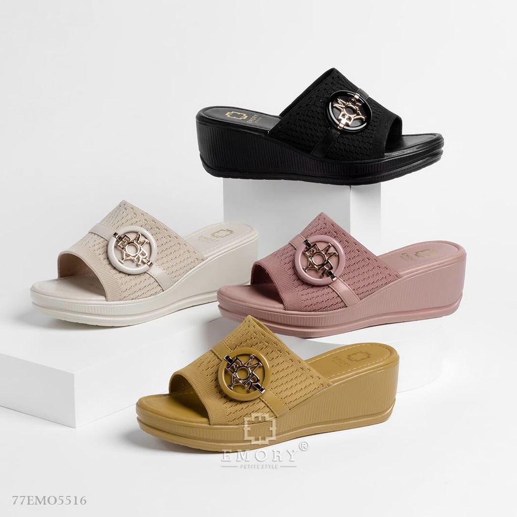 SANDAL WEDGES WANITA EMORYSTYLE  Havana 77EMO 5516 MARBELAYUK