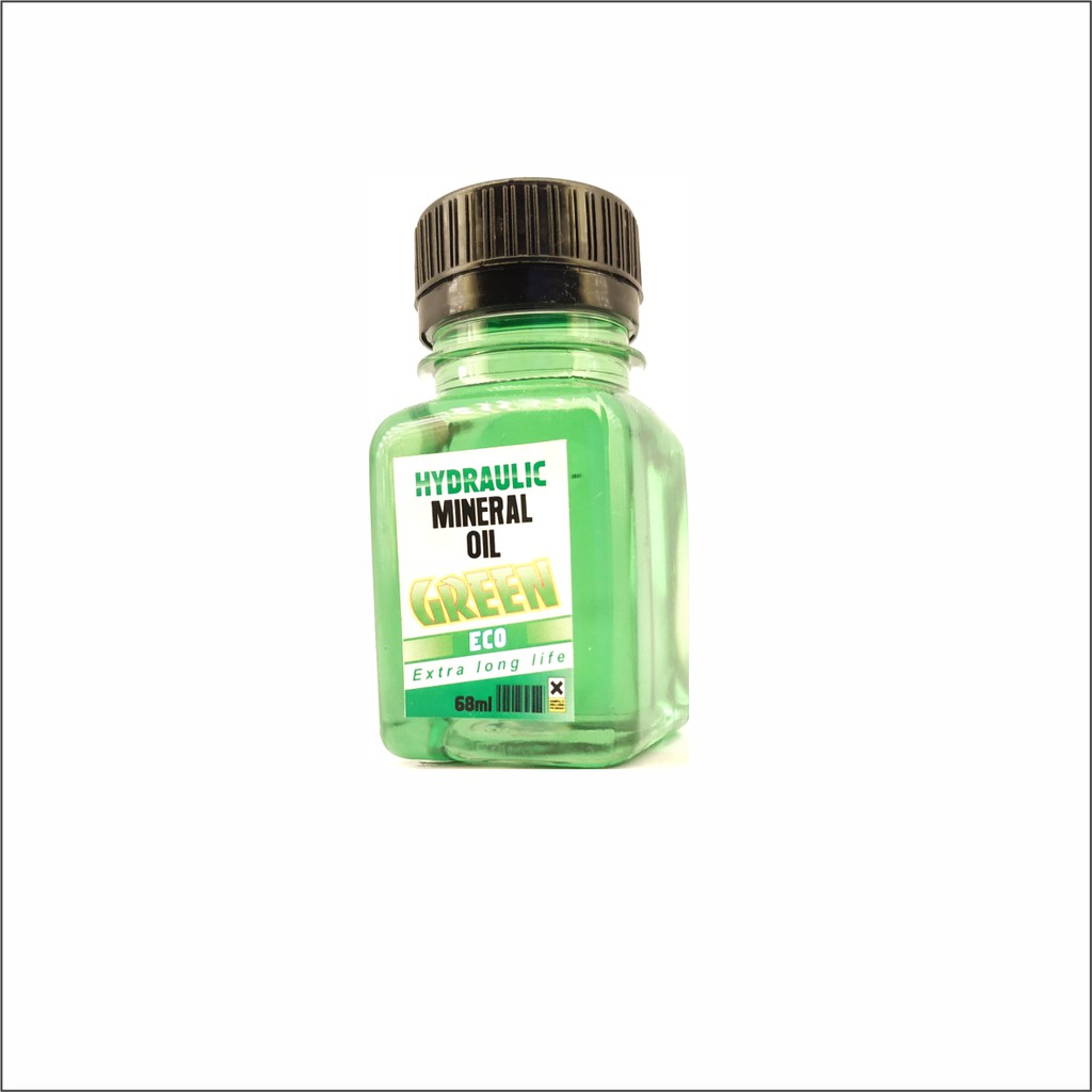 Mineral Oil Minyak rem sepeda hydraulic Hijau extra long life ECO 68ml for shimano tektro maguro xl