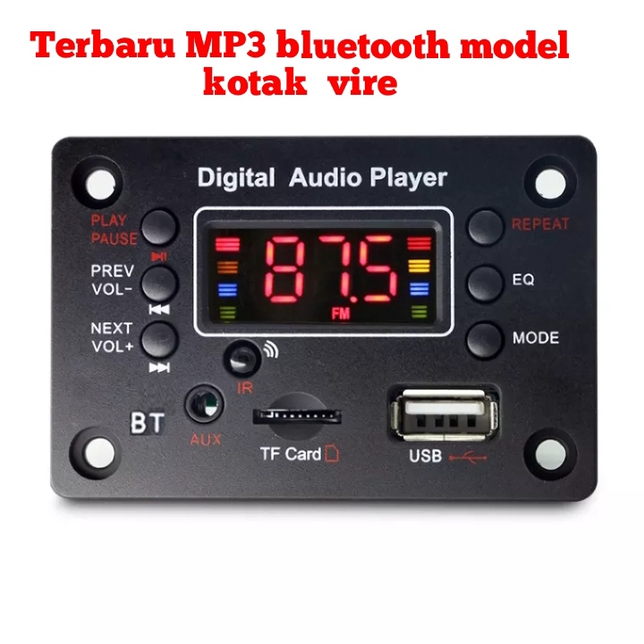 kit modul mp3 bluetooth terbaru kotak vire 060