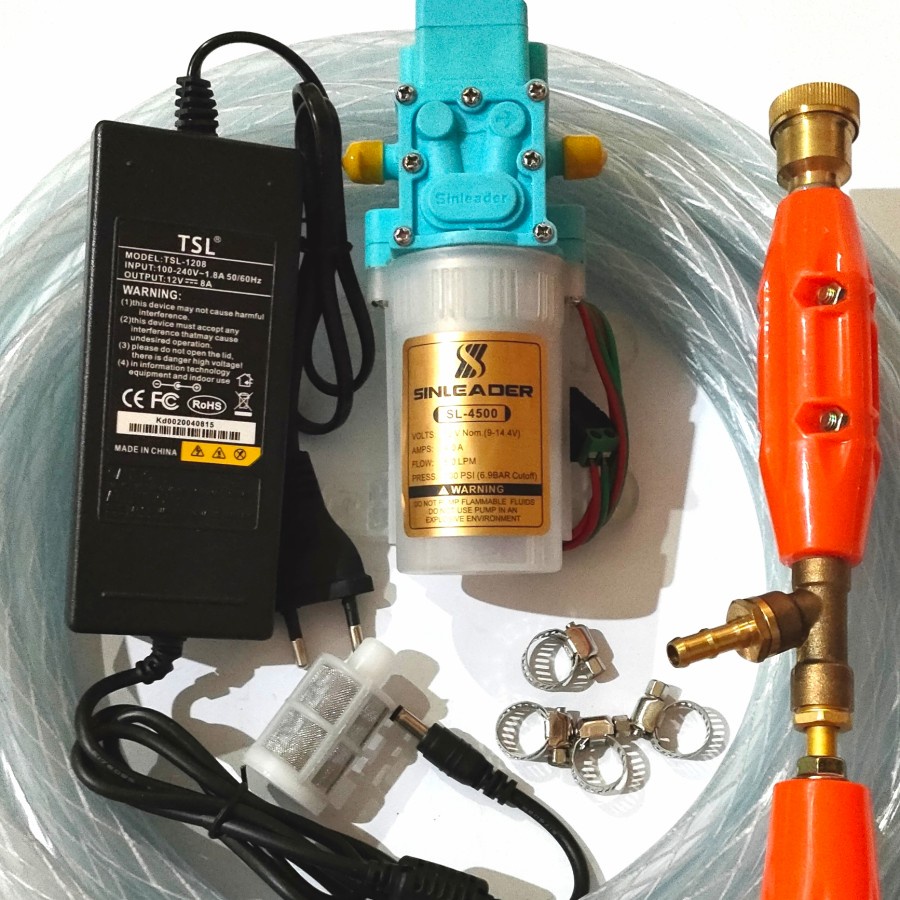 PAKET SET ALAT CUCI MOTOR MOBIL AC STEAM SABLON DOORSMEER SINLEADER