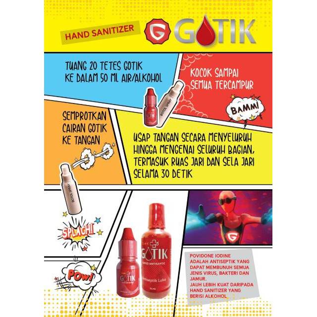  Gotik  obat  luka Antiseptik dan Sariawan  5ml Shopee Indonesia