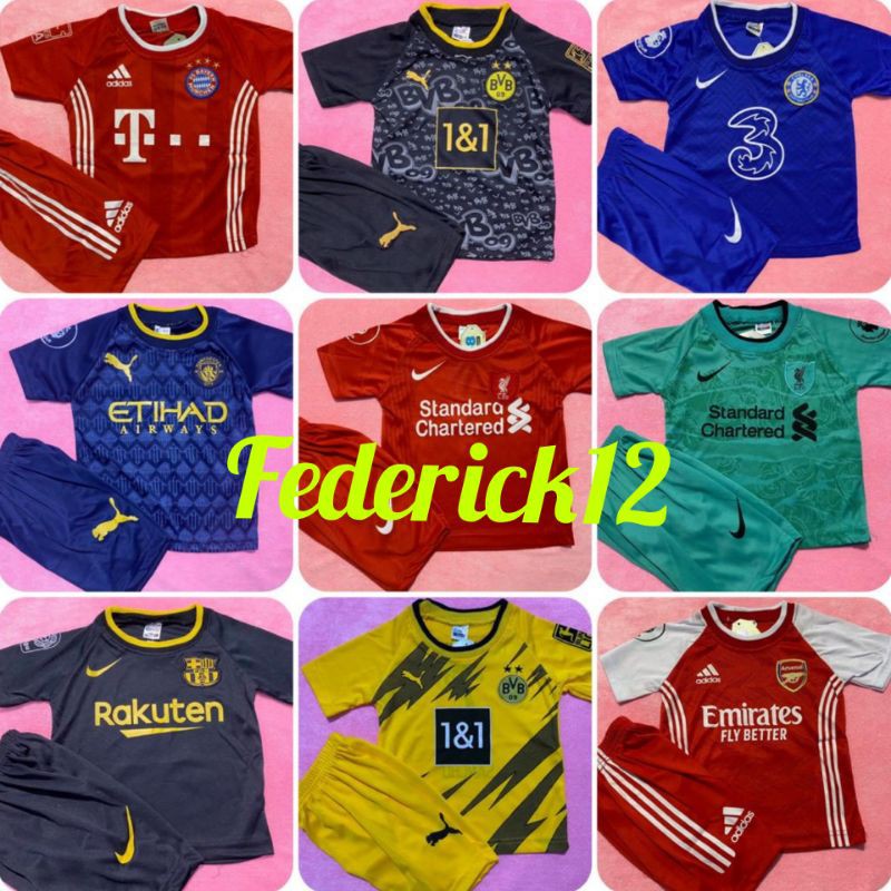 Stelan baju bola anak termurah 6 bulan s/d 4 thn Jersey