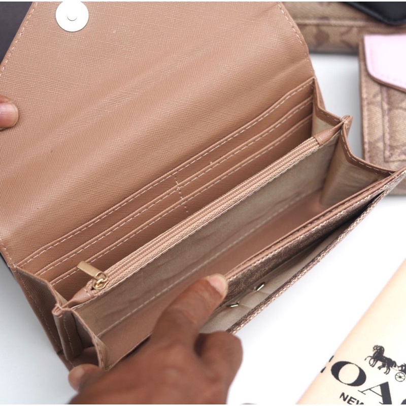 DOMPET CO*CH ENVELOVE SIGNATURE (free paper bag,box,cover) uk.20x10