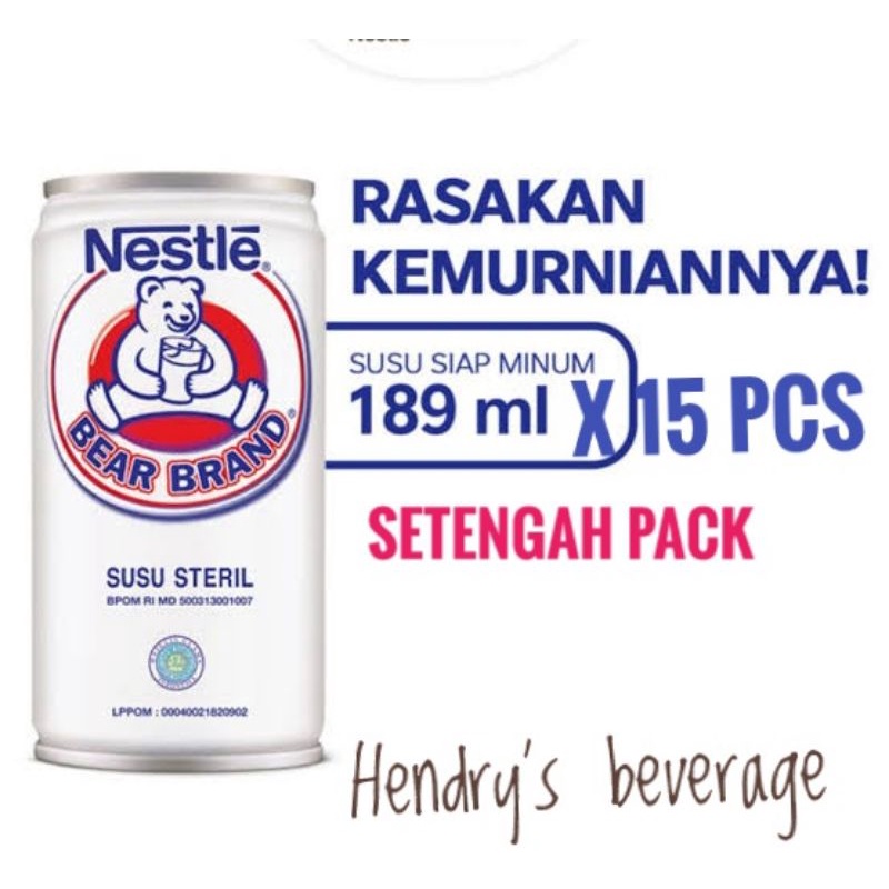 SUSU BERUANG susu bear brand 15pcs bear brand