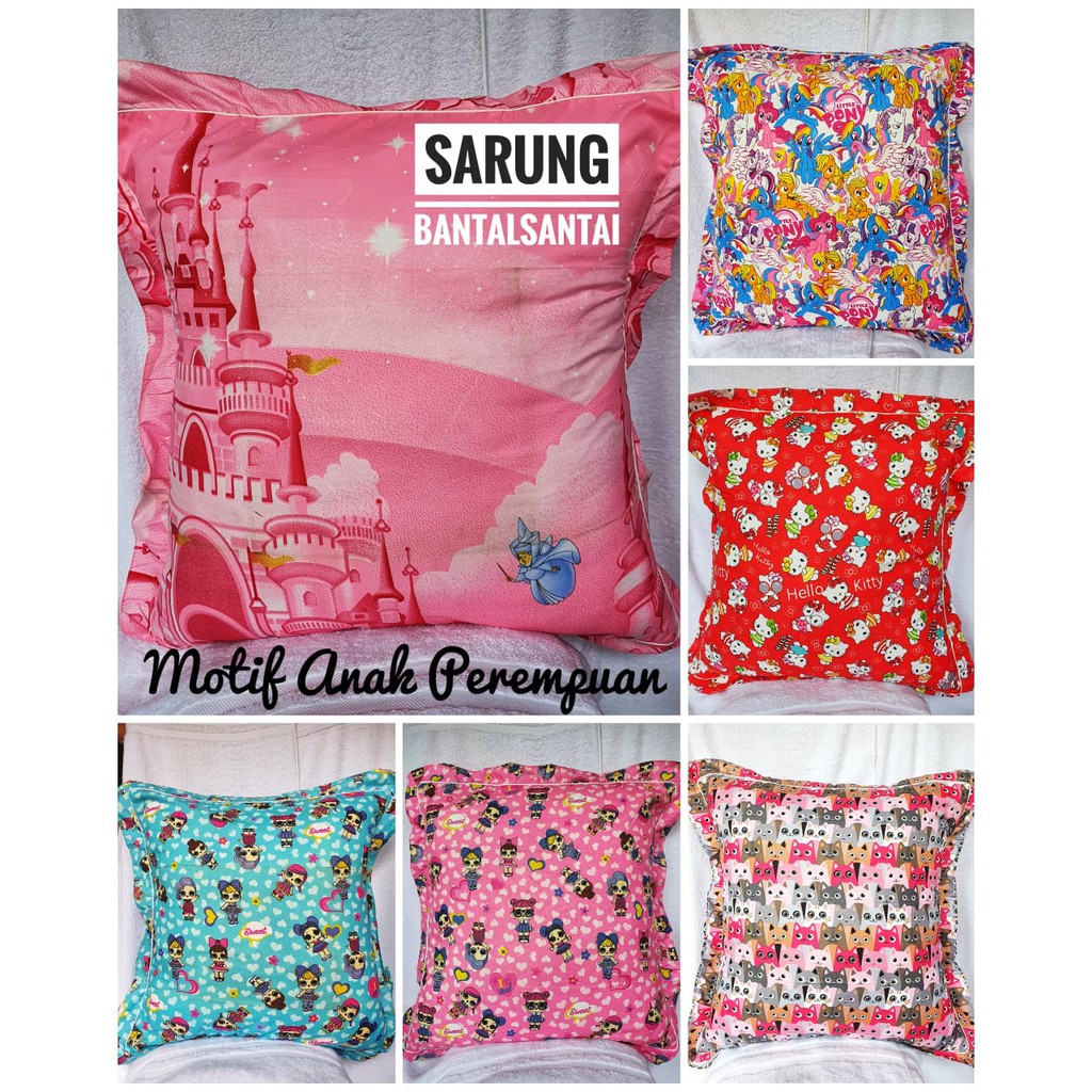 Aneka Sarung Bantal - Sarung Bantal CINTA - Sarung Bantal IMUT - Sarung Bantal SANTAI