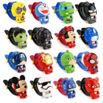 COD Bayar Tujuan Jam Tangan Anak-Anak Character Multifunction Rubber Digital BAHAN AMAN BUAT ANAK