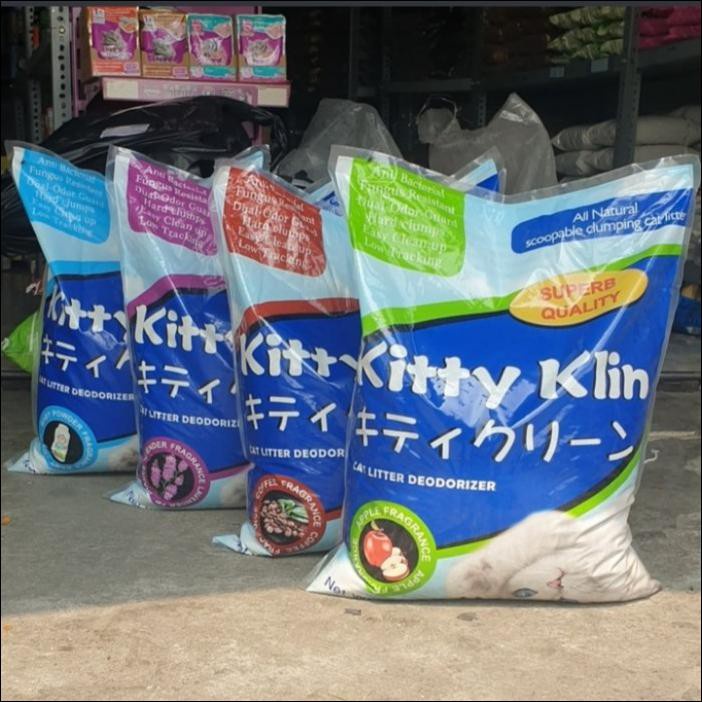 Pasir Kucing Gumpal Wangi Kitty Klin Cat Litter 25 Liter