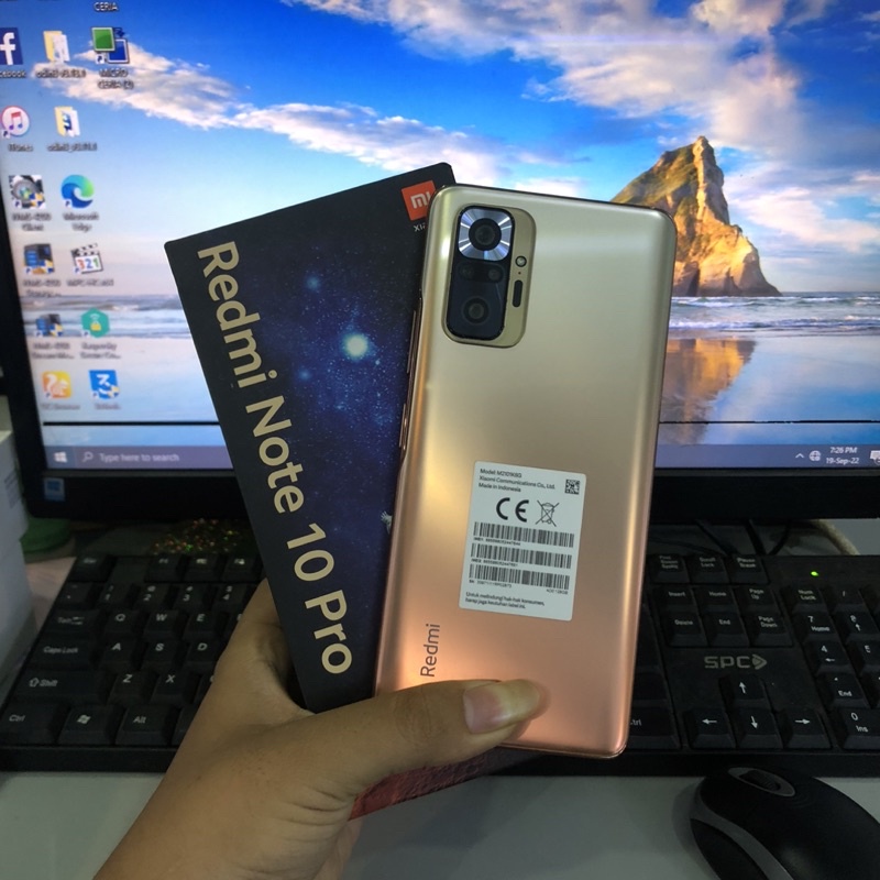 Redmi Note 10 Pro 8/128 Second Garansi Resmi