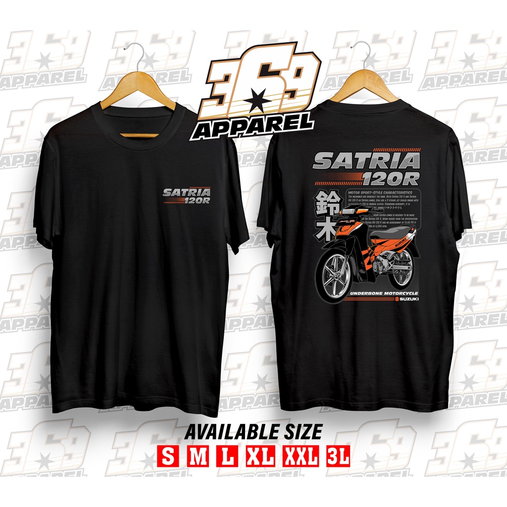 kaos motor SATRIA 2tak 120R kaos otomotif SATRIA