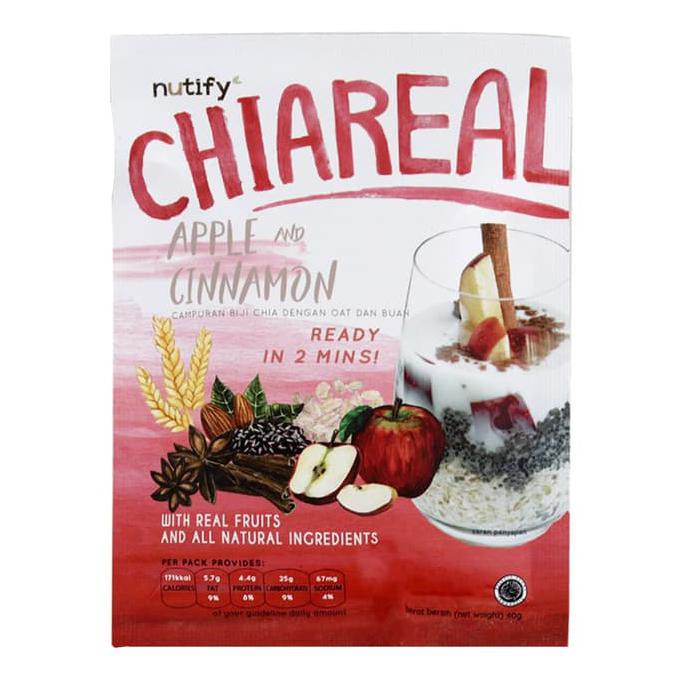 

promo murah Nutify - Chiareal Apple Cinnamon - 40 gr - Sarapan sehat