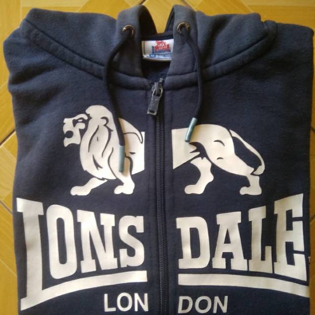 lonsdale zip hoodie