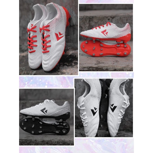 SEPATU BOLA SEVSPO X ZORO ONE WHITE RED/BLUE/SILVER/BLACK/GOLD  LEATHER FG
