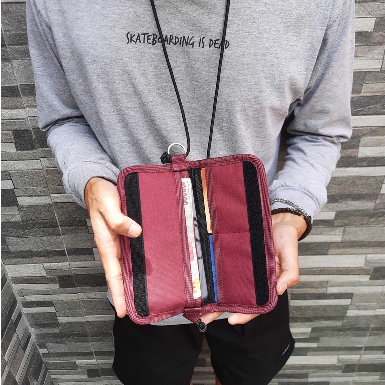 Fold Dompet Hp Mika Lipat Sako Wallet Fanteus Pria MultiFungsi