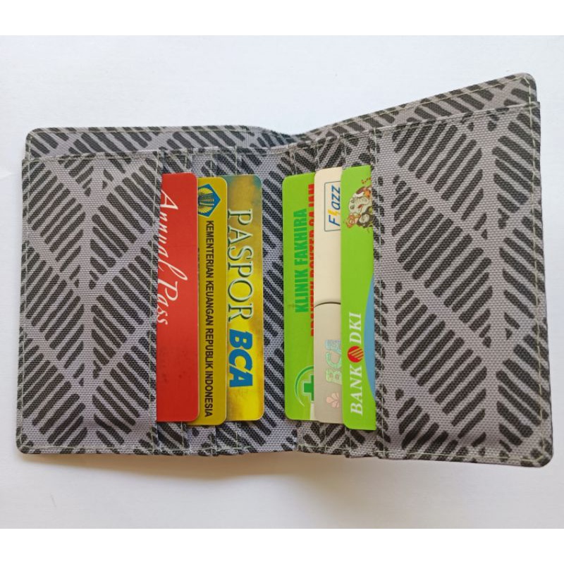 Dompet Pria Kanvas Nylon Tebal Dompet Tegak 3/4 dompet Remaja Dompet terbaru Dompet distro