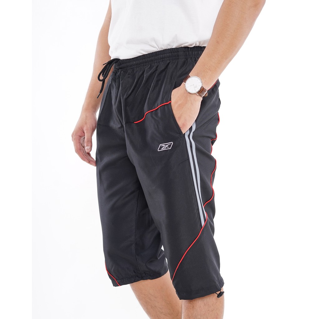 Jogger Sontok 3 4 Olahraga  Strip  Abu Shopee Indonesia