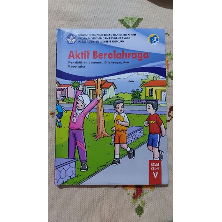 Buku Aktif Berolahraga PJOK kelas 5 SD MI Kemendikbud 99,9% MULUS