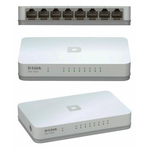 Switch/Hub DLink DES 1008C 8 Port 10/100Mbps