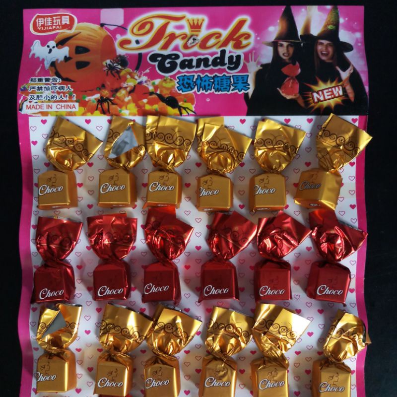 mainan prank coklat permen kaget 1 pc