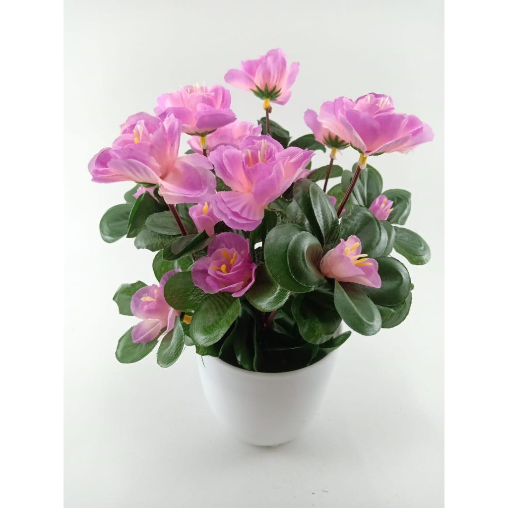 COD BUNGA PLASTIK BUNGA PAJANGAN IMITASI BUNGA ARTIFISIAL BUNGA MAWAR  TANAMAN HIAS  BR2211-UNGU