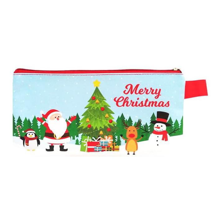 

promo Christmas Case Santa and Friends Tempat Pensil Souvenir Gereja Natal