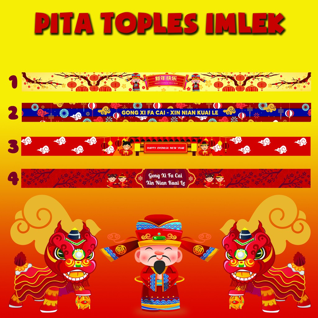 

Pita Toples Imlek / Gong Xi Fa cai