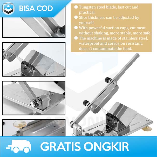 MEAT SLICE ALAT PENGIRIS PEMOTONG SAYURAN DAGING SERBAGUNA BY PROTOOL