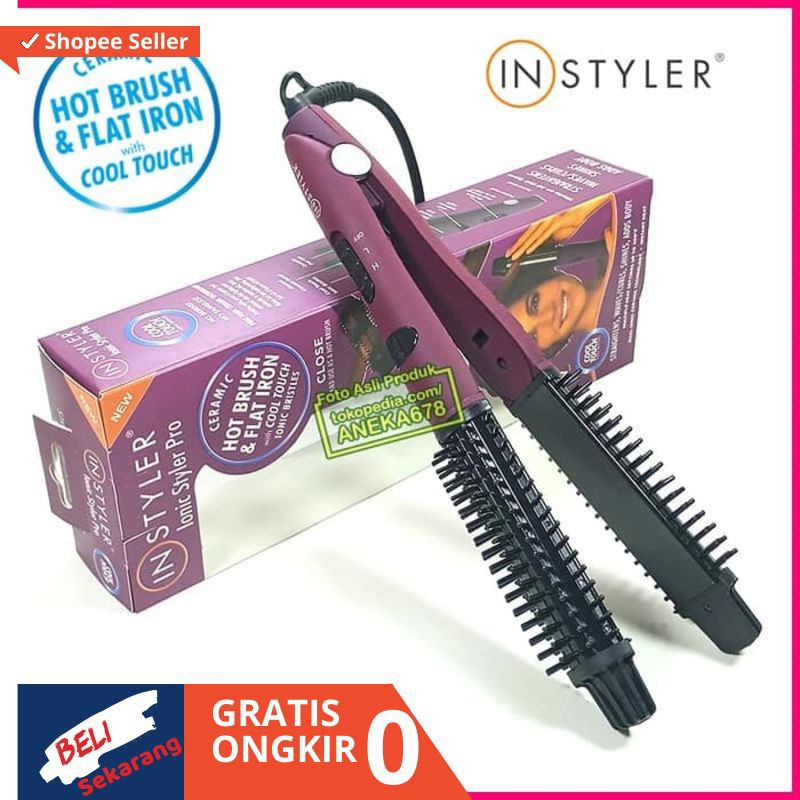 INSTYLER IONIC  STYLER PRO  2 In 1 ALAT CATOK  RAMBUT  CATOKAN 